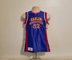 Harlem Globetrotters Authentic Big Easy 52 Kids Medium Blue Jersey Basketball Clothes Harlem Globetrotters Medium Blue
