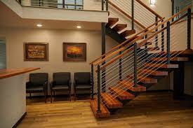 What S The Difference Between Open Riser Stairs A Mono Stringer Viewrail