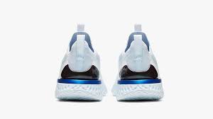 To begin with, the forefoot isn't as elastic as some of nike has done a good job with the epic's flyknit upper. Nike Epic React Phantom Flyknit White Blue Where To Buy Bv0417 101 The Sole Supplier