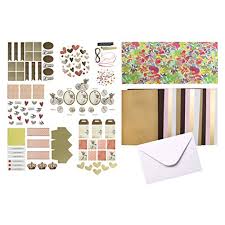 Browse our full range of card making supplies and paper crafting materials here at crafty arts. 15 Card Making Kit Arts Crafts Pack Cards Embellishments Ribbon Envelopes Gold Buy Online In Bahamas At Bahamas Desertcart Com Productid 51373781