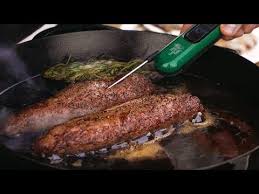 Elk Tenderloin Medallions Cooked On A Big Green Egg Youtube Smoked Food Recipes Big Green Egg Recipes Green Egg Recipes