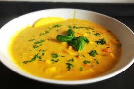 Scharfe Karottensuppe Mit Mango Paleo360 De Rezept Rezepte Karottensuppe Karottensuppe Mit Ingwer