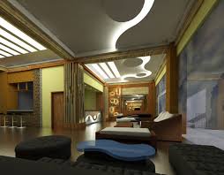 Lampu gantung pada plafon yang sebagai penghias kursi untuk duduk menikmati kemewahan ruang ini. 45 Model Plafon Rumah Minimalis Desain Elegan Sederhana