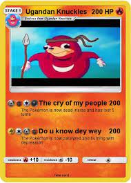 1418 uganda knuckles 3d models. Pokemon Ugandan Knuckles 18