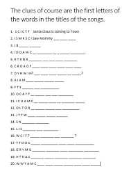 100 pics quiz is the world's most popular app for guess the picture, brain teaser, logo, trivia and puzzle games. Printable Christmas Game Guess The Christmas Carols