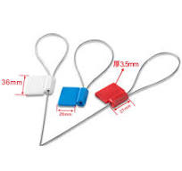 Etiqueta de vedação de fio RFID HF NFC NTAG213 E Seal ...