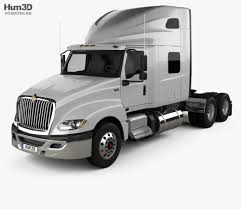 3d Model Of International Lt Tractor Truck 2018 Trucks International Truck 3d Model