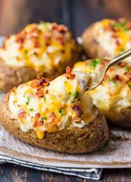 This Is The Best Twice Baked Potatoes Recipe And I M Going To Tell You Exactly How To Make It This Crea In 2020 Baked Potato Recipes Best Twice Baked Potatoes Recipes