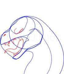 Roughly sketch in basic guidelines for the eye. How To Draw A Dragon Head Side View Step By Step Drawing Guide By Dawn Dragoart Com