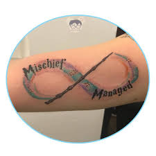 Most writers would use making mischief or causing mischief in these instances. Fred And George Must Be Happy Harry Potter Tattoos Harry Potter Spells Harry Potter Wand