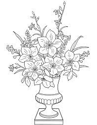 Valentine coloring pages flower coloring pages coloring pages for kids coloring sheets. Flowers In A Vase Coloring Page For Kids Free Printable Picture Flower Coloring Pages Flower Coloring Sheets Printable Flower Coloring Pages