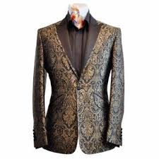 Black And Gold Jacket William Hunt Mens Black Gold Brocade Silk Lapel Jacket With Images Designer Jackets For Men Hunting Clothes Well Dressed Men