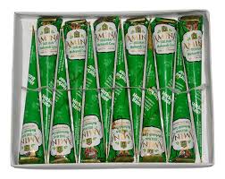 Buy Amina Henna Dulhan Mehandi Cone 12 Piece Online At Low Prices In India Amazon In