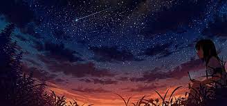 Dream Star Cartoon Background Sky Anime Scenery Wallpaper Anime Scenery