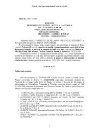Judecatoria Vrancea Dosare Penale