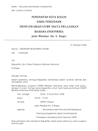 Nama terang dan tanda rizky merupakan lulusan s1 manajemen di salah satu perguruan tinggi negeri yang ada di indonesia. Contoh Surat Resmi Bahasa Indonesia