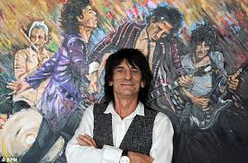 Among wood's paintings were portraits of mick jagger, bob dylan, ringo starr and marilyn monroe. Ronnie Wood S Art Including 300 000 Piece He Painted Up For Sale Daily Mail Online
