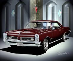 Image result for Burgundy 1966 GTO