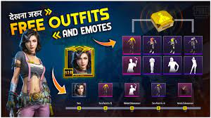 Get Outfit And And Emotes In Pubg Mobile New Character Of Sara With Amazing Voice Youtube