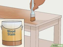 Using a rag, wipe excess stain until streaking subsides. How To Refinish A Coffee Table 10 Steps With Pictures Wikihow