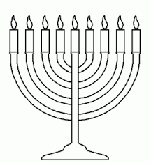 Coloring is also a great way to keep the kids busy and engaged, and provide some quiet time for everyone. Hanukkah Menorah Coloring Page