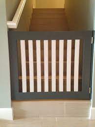 Perfect Stylish Baby Gate Dark And Light Grey Wood Wood Baby Gate Stylish Baby Gate Grey Wood