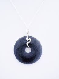 Blue Goldsone Necklace Unique Blue Goldstone Necklace Etsy Unique Necklaces Necklace Etsy 925 Silver Chains