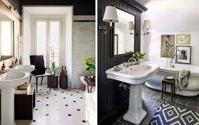 See more ideas about victorian bathroom, beautiful bathrooms, vintage bathrooms. 40 Black White Bathroom Design And Tile Ideas