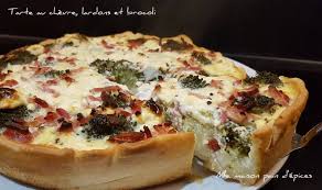 Tarte Au Chevre Lardons Et Brocoli Tarte Au Chevre Tarte Brocolis Chevre Mini Quiche Sans Pate