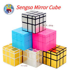 Many different types of rubik's cube exist. Shengshou Mirror Cube 3x3 Magic Cube With Silver Golden Stickers Sengso Speed Rubik S Cube Puzzle Toys Shopee Philippines