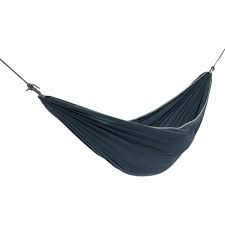 Eruw camping hamaca,hamaca ultraligera para viaje y camping portátil paracaídas secado rápido, columpio de nailon 210d para patio y jardín (55''w108''l, azul) ღ soltero: Hangematten Quechua Decathlon