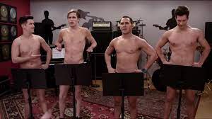 ausCAPS: James Maslow, Carlos PenaVega, Logan Henderson and Kendall Schmidt  shirtless in Big Time Rush 4-02 