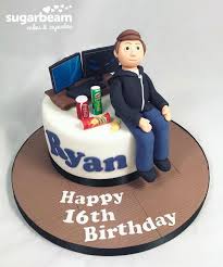 Rather than opting for a traditional, plain iced birthday cake, choosing to buy birthday cakes from bakerdays gives you the option to personalise fully, or even design your own cakes online. 16th Birthday Cake 16 Birthday Cake Boys 16th Birthday Cake Boys Bday Cakes