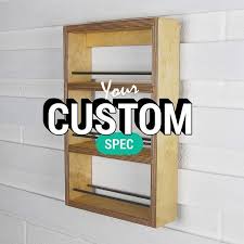 Spice Rack Custom Size Kitchen Shelf Scandinavian Industrial Wood Spice Rack Kitchen Cabinet Craft St Wood Spice Rack Industrial Livingroom Spice Rack