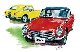 honda s600 車 イラスト バイクアート 車の絵