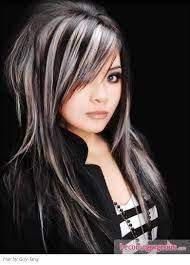 Pink With White Hair Platinum Blonde Highlights Dark Hair With Highlights Black Hair With Highlights