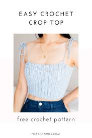 In this girly knits video tutorial i walk you through step by step how to knit a bra top. Beginner Crochet Crop Top Free Pattern Video Tutorial For The Frills