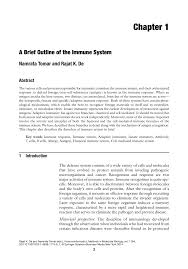 Animal cell immune system definition. Pdf A Brief Outline Of The Immune System