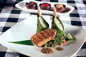 Aging paper, sheep, and touches of blue in our liv. Romantic Dinner Pencar Authentic Balinese Seafood Grill