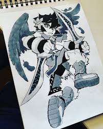 By Captainludraws Dark Pit Kid Icarus Kid Icarus Uprising Super Mario Art