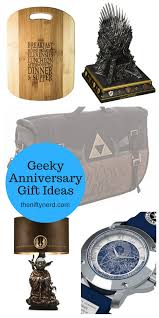 Geeky Anniversary Gift Ideas Nerdy Gift Ideas For Traditional And Modern Anniversary Themes Nerdy Gifts Modern Anniversary Gifts Nerd Gifts