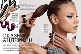 Anna Selezneva in Glamour Russia December 2012