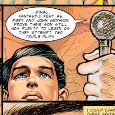 About Dick Grayson parent's death, I've always seen their death in comics  while the boy was