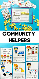 (part 1) large 3 part cards, which one is different, what need more freebies? Community Helpers Printables For Reading And Writing Teach Beside Me