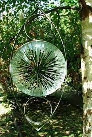Threescore By Jane Bohane Glass Garden Art Glass Art Projects Stained Glass Garden Art