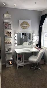 Black And Gold Makeup Room Makeup Room Gold Black White 44 Ideas Makeup Small Room Bedroom Diy Girls Bedroom Teenage Girl Bedroom Diy