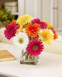 Gerbera Daisy Silk Centerpiece Flower Centerpieces Silk Flower Centerpieces Silk Flower Arrangements