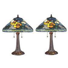 Free shipping on orders over $49. Serena D Italia Tiffany Golden Poppy 23 In Bronze Table Lamp Set Tf3066set The Home Depot