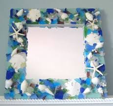 Sea Glass Mirror Beach Decor Seashell Seaglass Mirror Etsy Sea Glass Crafts Beach Decor Seashell Mirror See more ideas about shell mirror artisan handmade beach decor, coastal christmas decor, beach wedding decor, seashell frames and mirrors, and sea glass decor for your coastal home.