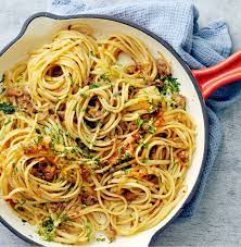 Linguine With Anchovies And Shallots Savory Recipe Weeknight Dinner Pasta Anchovies Best Pasta Recipes